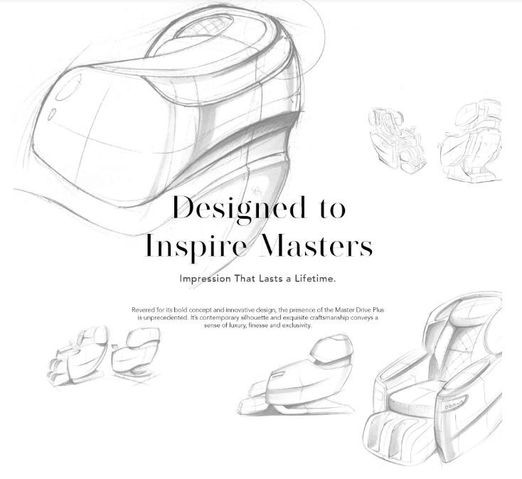 Ogawa Master Drive Kraftfull massasjestol og vakkert design